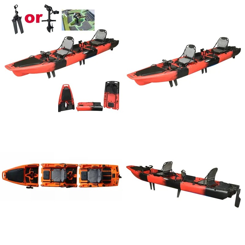 Fishing Kayak Sit In - Hot Sale 14FT 2-Person Double Pedal