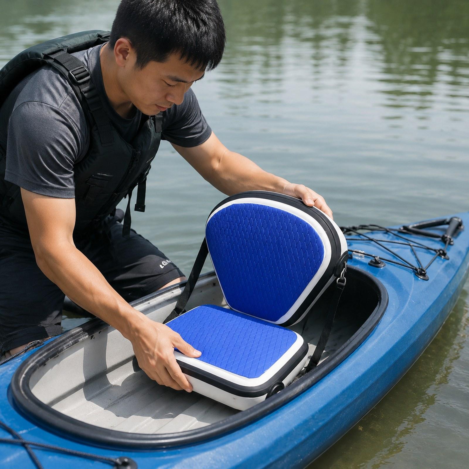 Adjustable PVC Kayak Seat Infl - Fishing Kayak Seat ulasan dan harga