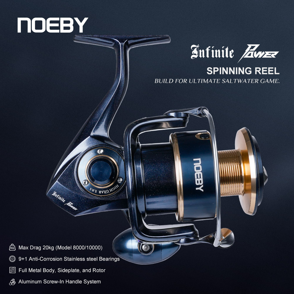 Noeby Infinite Power Spinning  - Shimano Reel Stradic ulasan dan harga