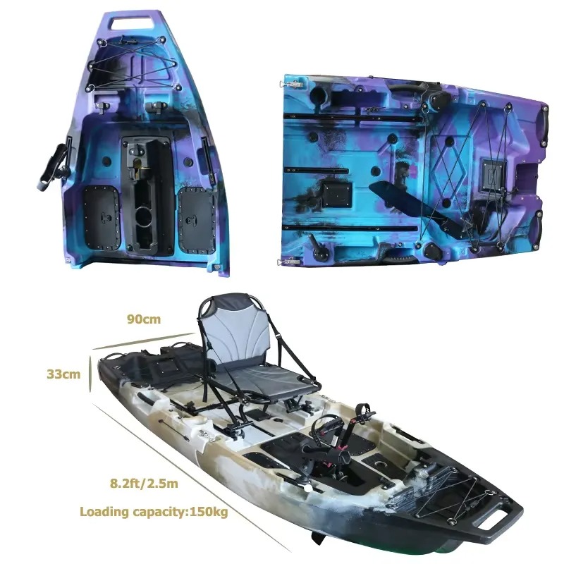 8ft Modular Single Seat Fin Pe - Fishing Kayak Seat ulasan dan harga