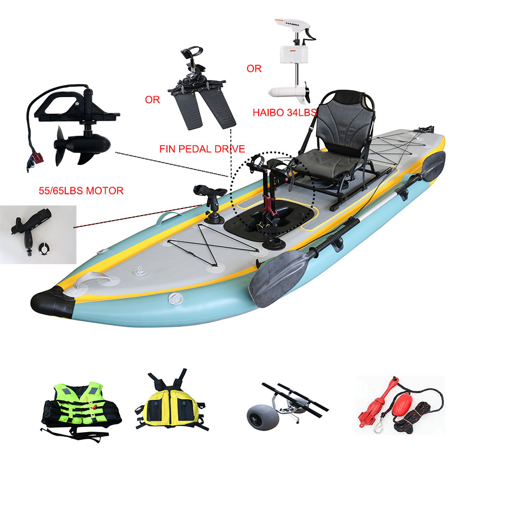 Pedal Propulsion Foldable Infl - Fishing Kayak Sit In ulasan dan harga