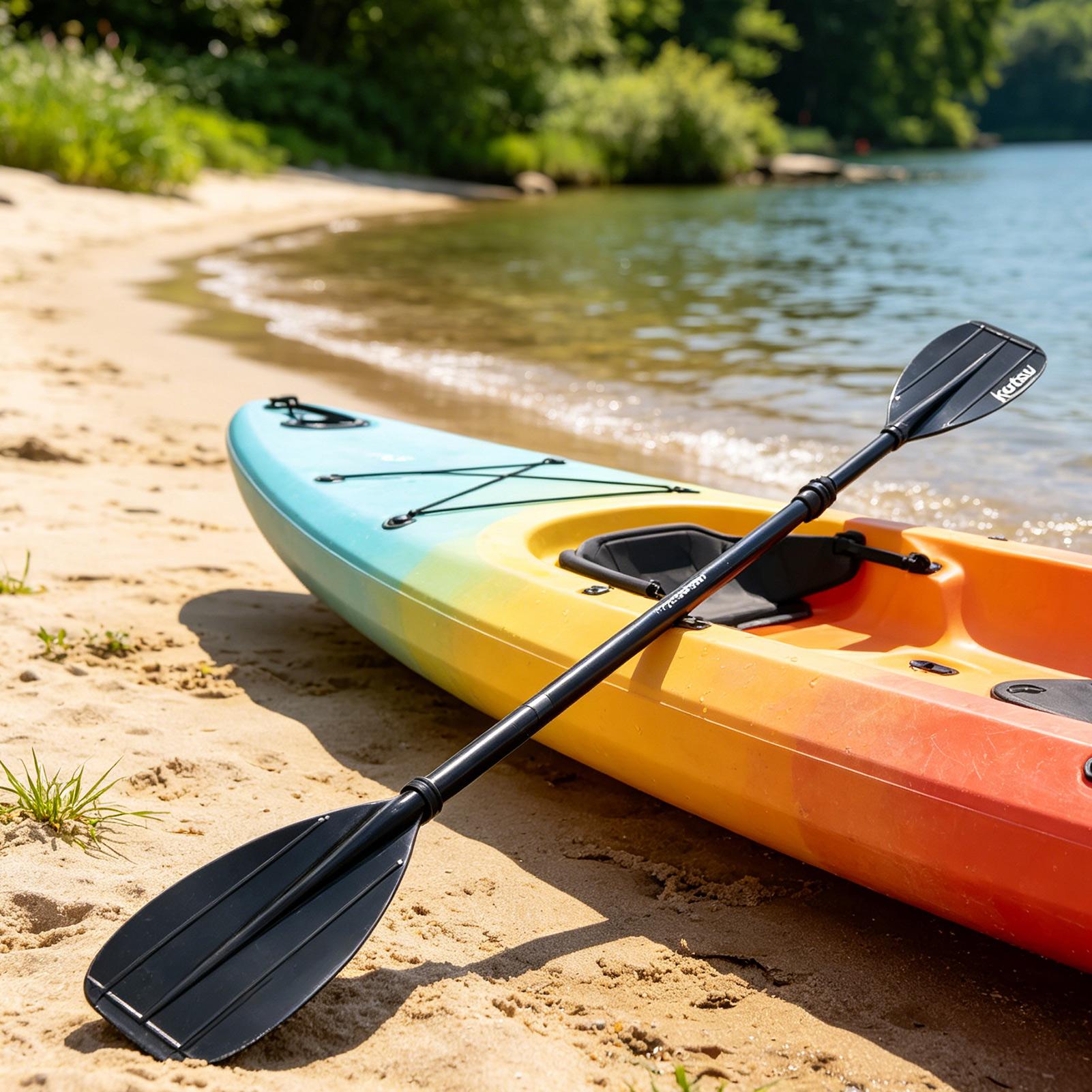 Carbon Fiber Paddle 2 Section  - Fishing Kayak Paddle ulasan dan harga