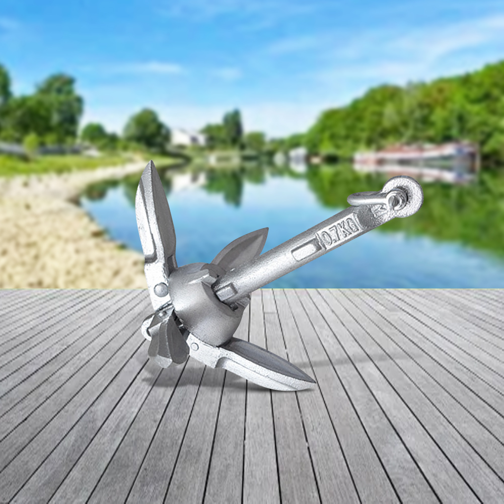 0.7/1.5KG Kayak Anchor Folding - Fishing Kayak Anchor ulasan dan harga