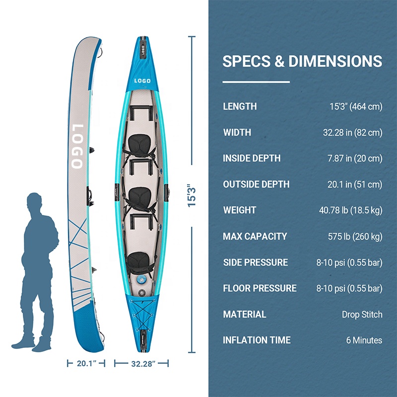 Drop Stitch Kayak Inflatable C - Fishing Kayak Sit In ulasan dan harga