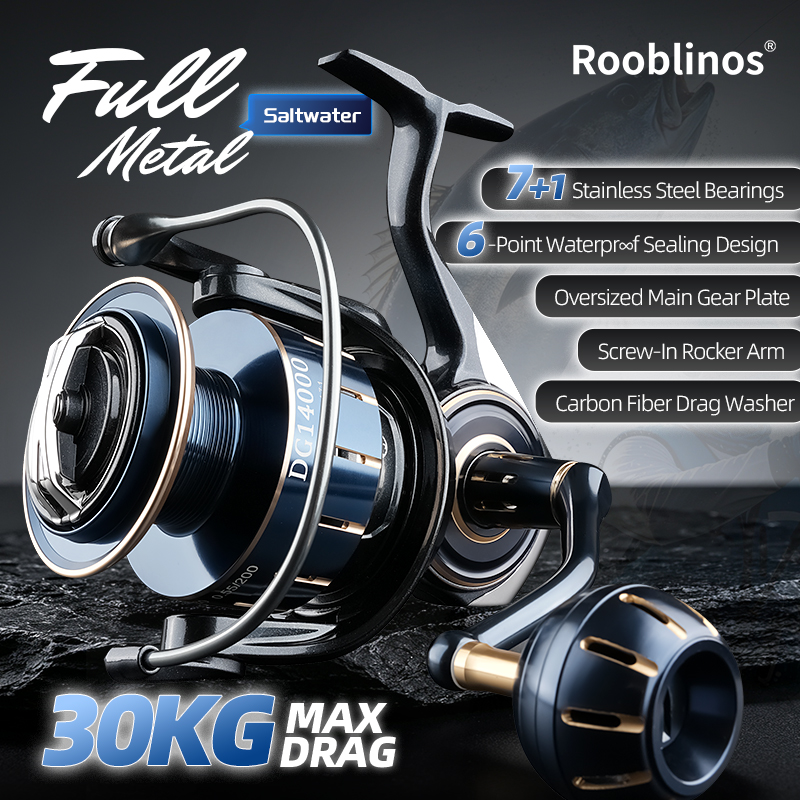 Rooblinos DG Spinning Reel, 12 - Abu Garcia Reel Max ulasan dan harga