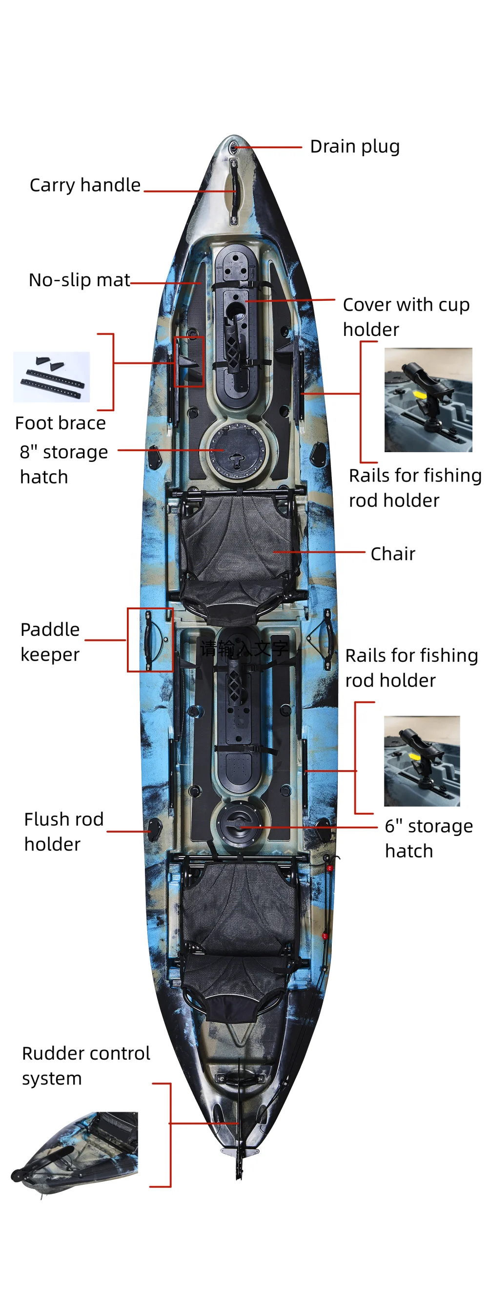 Wholesale 2-Person Plastic Kay - Fishing Kayak Paddle ulasan dan harga