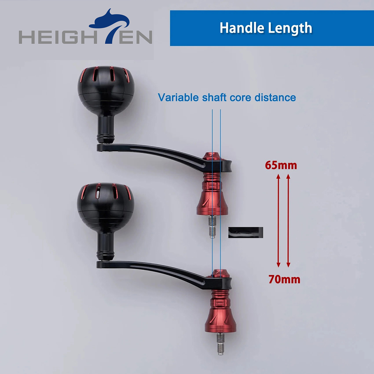 HEIGHTEN 65mm-70mm Handle With - Shimano Reel Sustain ulasan dan harga