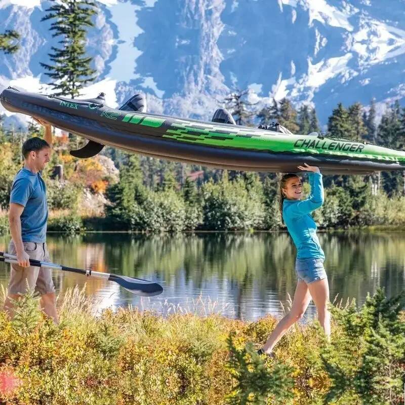 1/2 Person Kayaker Inflatable  - Fishing Kayak Seat ulasan dan harga