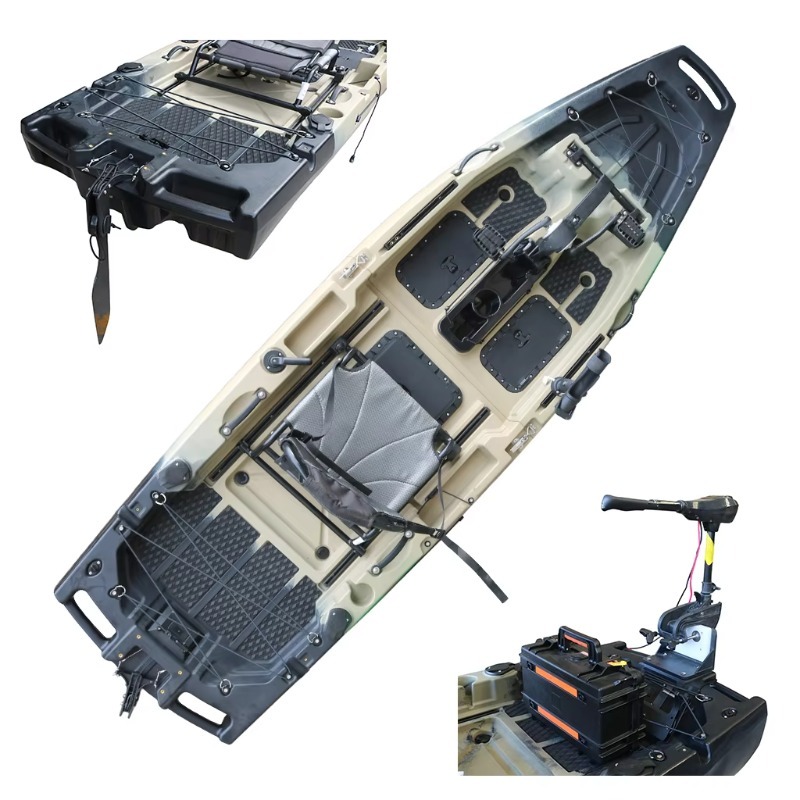 1 Person HDPE/PE Sit-On-Top CE - Fishing Kayak Sit In ulasan dan harga