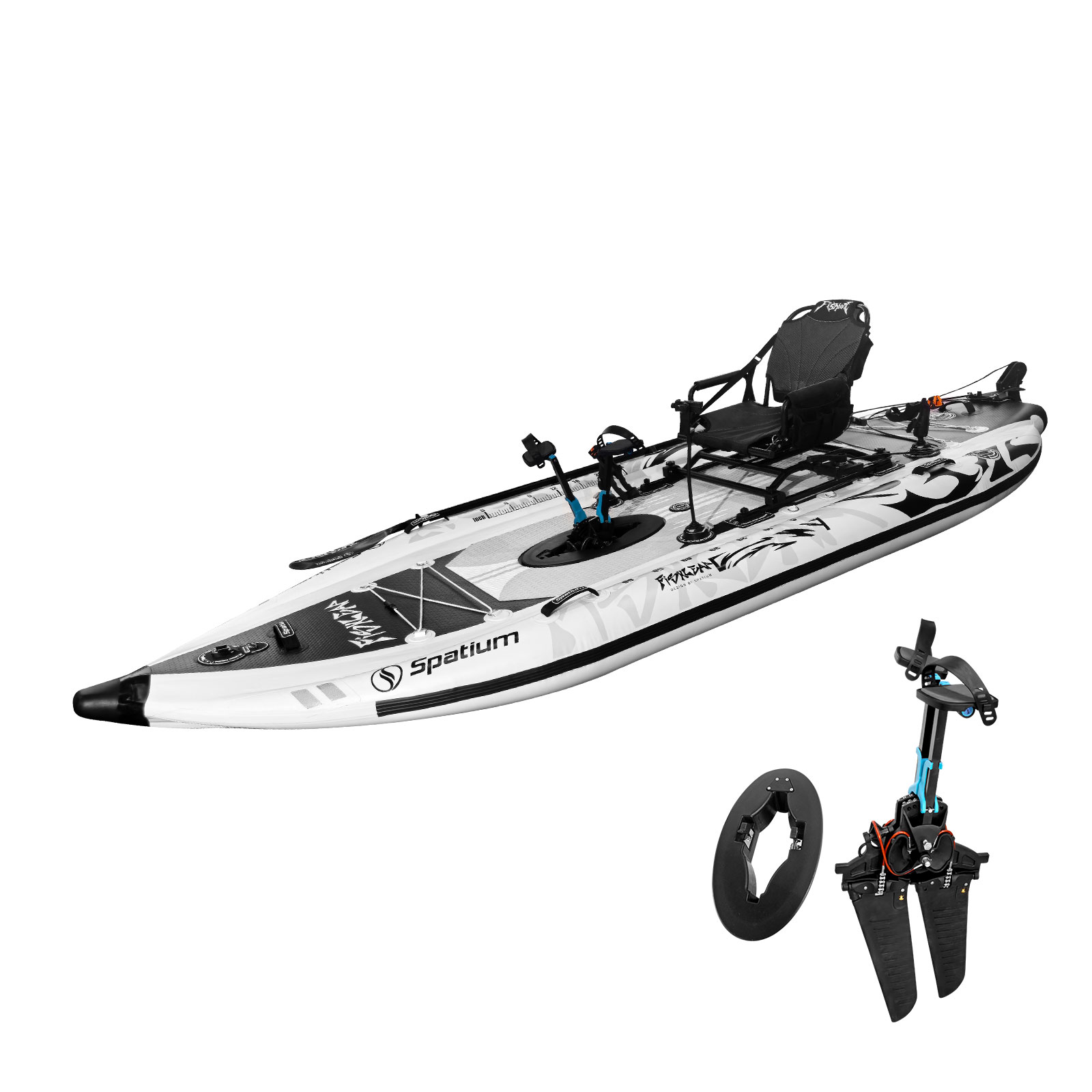 Spatium 11.5ft Flipper Pedal D - Fishing Kayak Seat ulasan dan harga